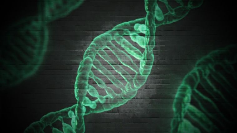 Digital render of DNA