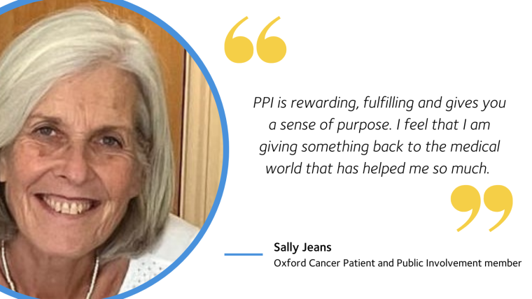 Involving patients and the public in cancer research can help to guide the direction of medical research in a way that benefits those that need it most.